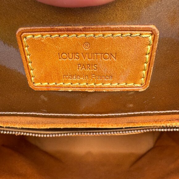 Louis Vuitton Vernis Reade Tote Hand Bag Bronze Monogram Patent Leather - Picture 8 of 17